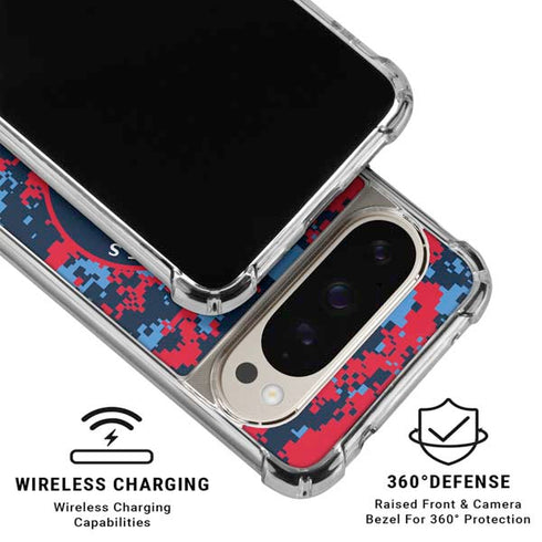 NBA LA Clippers Digi Camo Google Pixel 9/9 Pro Clear Case